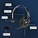 AGPtEK Corded Telephone with Headset & Dialpad for House Call Center Office - Noise Cancellation