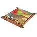 Plateau en cuir,vide-poche,plateau valet,organisateur de plateau,Chaises de plage de Sunset Summer Flip FLOP pour Commode Bureau Salon Table