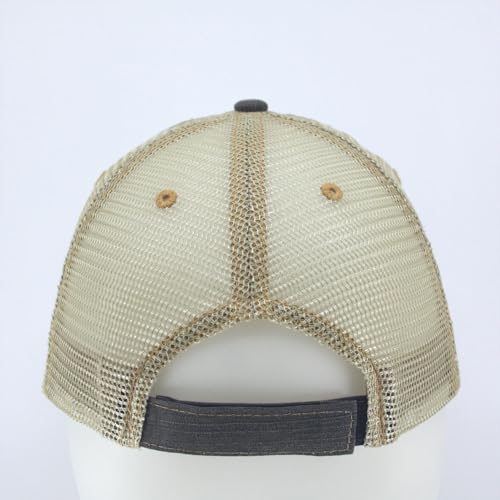 Image of The Vintage Year Distressed Cotton Unstructured Soft Mesh Breathable Adjustable Dirty Wash Dad Hat Trucker Baseball Cap