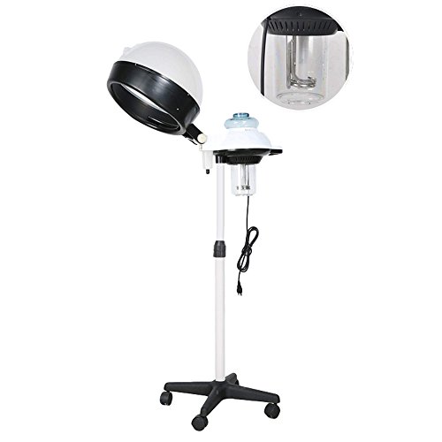 Amdirect Fashion Hair Steamer & Stand Salon Color Processor Conditioning with Wheels 110V Input
