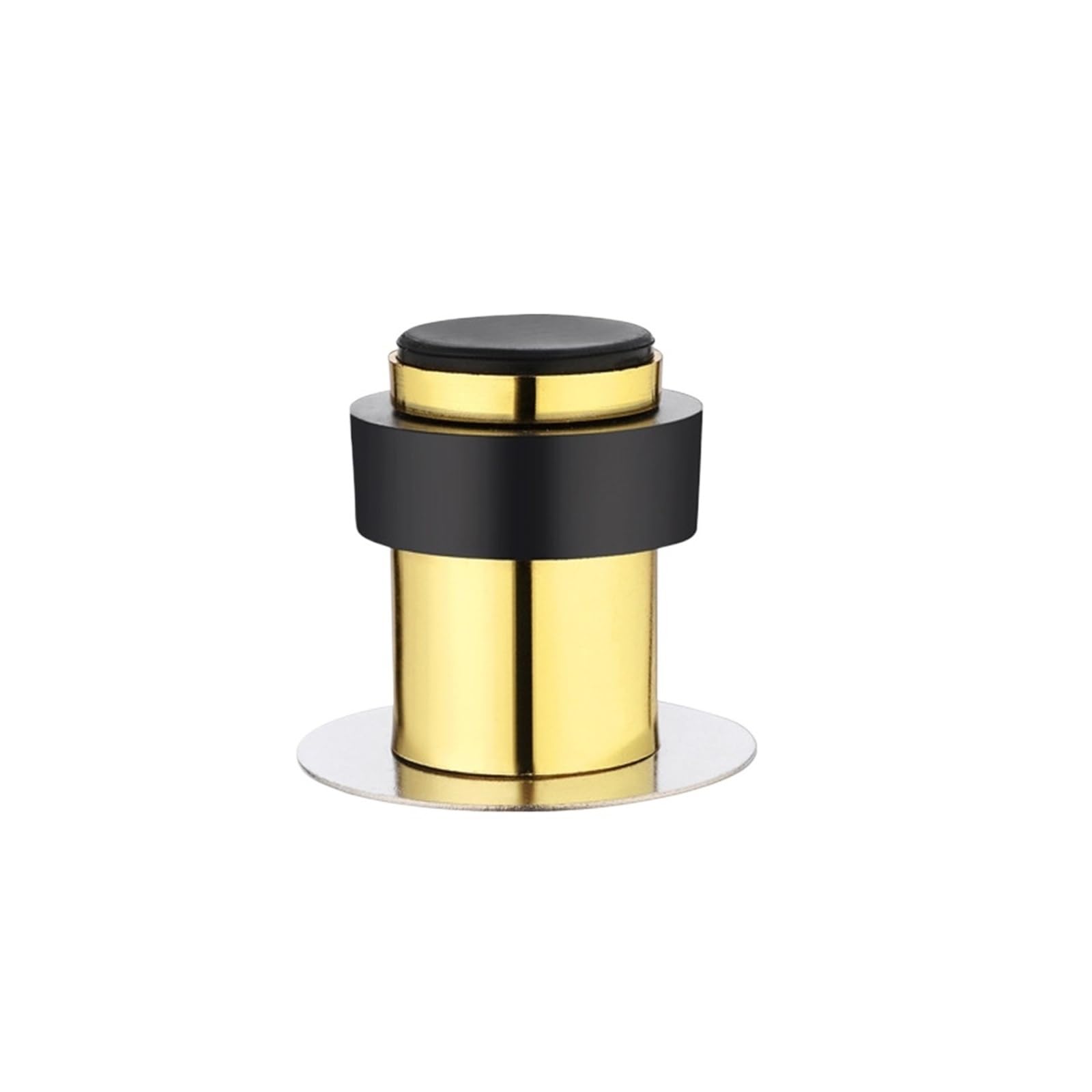 Door Stopper Heavy Stainless Steel Door Stop with Buffer Pad for Indoor Wall and Anti Collision Fitting(46mm Gold)