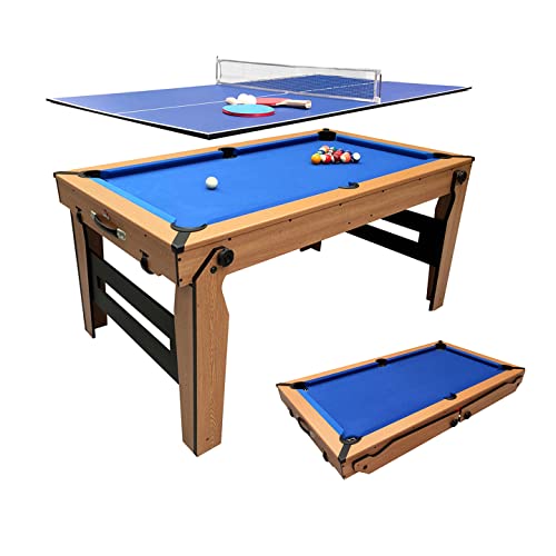 Billar BCE plegable de 180 cm con ruedas