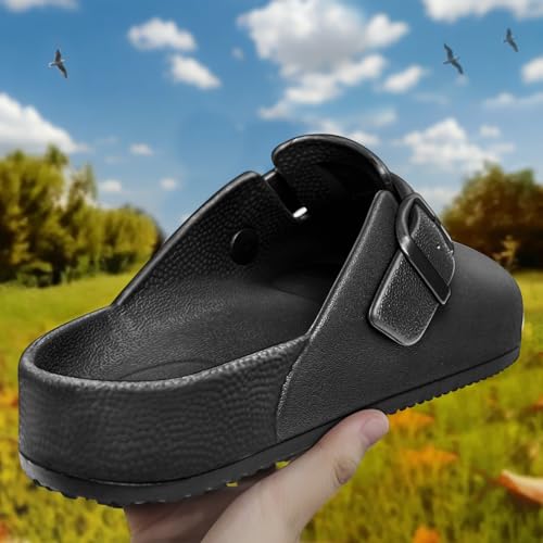 Bigant Womens Clogs,Mercy Mules for Womens Nurse Shoes-Slip on Garden Work Shoes - Image 3