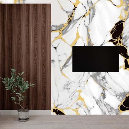 Image of Self-Adhesive Wallpaper & Wall Stickers, Gray White