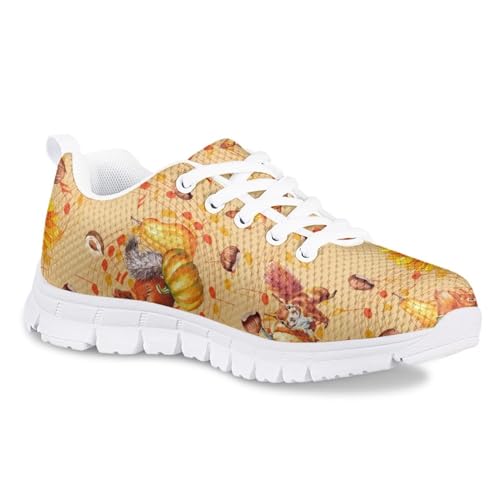 GIFTPUZZ Kids Sneakers Hiking Running Outdoor Walking Lace Up Athletic Tennis Shoes2