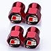 HEY KAULOR 5 Pcs Metal Car Wheel Tire Valve Stem Caps Suit for S Line S3 S4 S5 S6 S7 S8 A1 A3 RS3 A4 A5 A6 A7 RS7 A8 Q3 Q5 Q7 R8 TT with Key Chain Styling Decoration Accessories