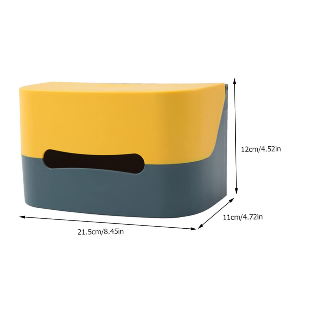 Porta Fazzoletti A Forma Di U Autoadesivo - Supporto Per Scottex Salviette Per Bagno E Pareti Lisce, 15 Cm, Bianco