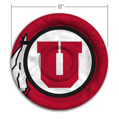 Image of YouTheFan NCAA Utah Utes Flimzee Bean-Bag Flying Disc