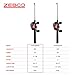 Zebco 404 Spincast Reel and Fishing Rod Combo, 6-Foot 2-Piece Fishing Pole, Size 40 Reel, Right-Hand Retrieve, Pre-Spooled with 15-Pound Zebco Line, Black/Red