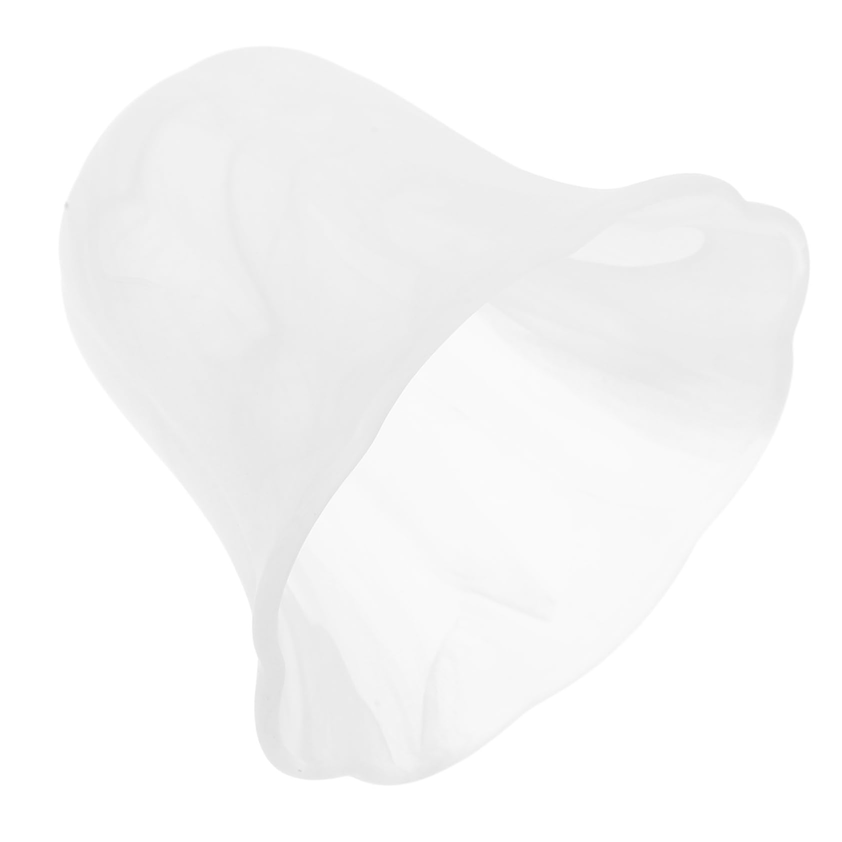 DOITOOL Frosted Glass Lampshade Replacement for Ceiling Fans and Chandeliers Bell Shaped Glass Light Shade Cover with Soft Diffused Light for Wall Sconces and Table Lamps