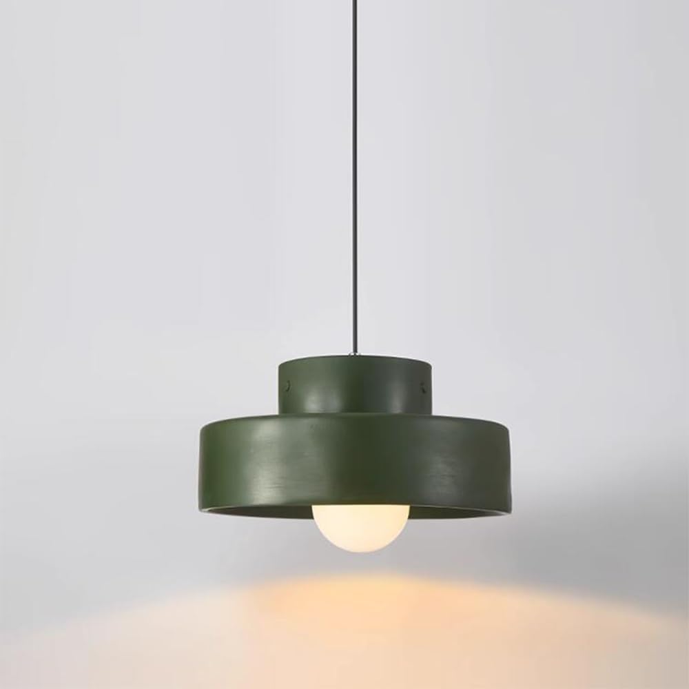 Lampadario Nordic Creative Long-Line, Lampada a Sospensione Moderna in Resina per Interni, Attacco E27, Altezza Regolabile, Lampada da soffitto, Stile Giapponese Wabi-Sabi, paralum