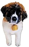 THOUSAND OAKS BARREL | Personalized St. Bernard Style Mini Oak Barrel Charm + Leather Collar for Small to Medium Size Pet Dogs 2.25 Inches, Custom Engraved