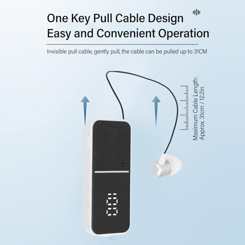 Auricular Bluetooth In-ear Erchineko diseño cómodo cable 31cm miniatura 6