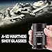Lucky Shot 30MM SHOT GLASS | A-10 Warthog Cannon Round | 2.7 oz | MADE IN USA (A-10 WARTHOG EDITION | BLACK) from