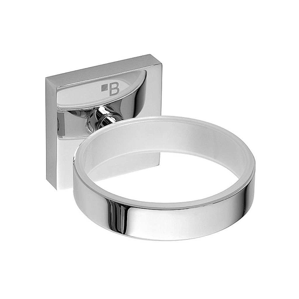META Fönhalter Messing Chrom poliert für Bad & WC >> zum Bohren oder Kleben