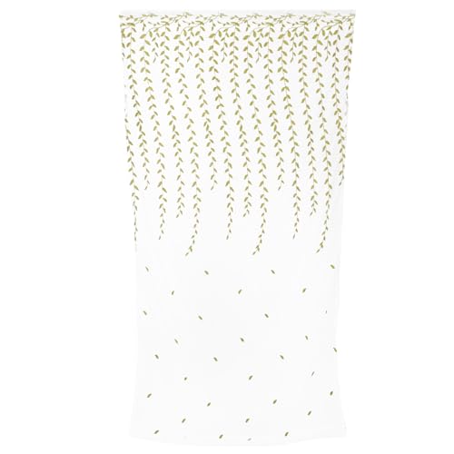 Angoily Rideau de Fenêtre Transparent avec Broderie Osier Élégant en Polyester et Coton, Texture Délicate, pour Décorer Le Salon et Laisser Passer la...