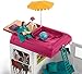 Schleich Horse Club - 227PC Lisa Transporter Playset – Horse Toy Trailer Set with Family, 3 Horses, Dog, Grooming Station & Rooftop Pool for Real Water Play – Realistic Toys for Kids Ages 5+ | 42619