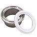 DERNORD PTFE (Teflon) Tri-Clamp Gasket O-Ring - 1.5 Inch Style Fits OD 50.5MM Sanitary Pipe Weld Ferrule (Pack of 10)