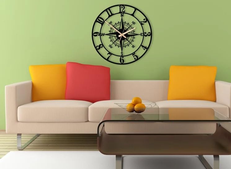 Image of Home Decoration European Peacock Analog Wall Clock Crystal Luxury Living Room Creative Personality Art,Metal,Blue,Birds (Style-6, 40CM)