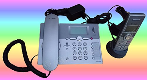 Telekom T-Com Sinus P300i Collection, Schnurgebundenes ISDN Komfort-Tischtellefon Plus Mobilteil Telefon Set