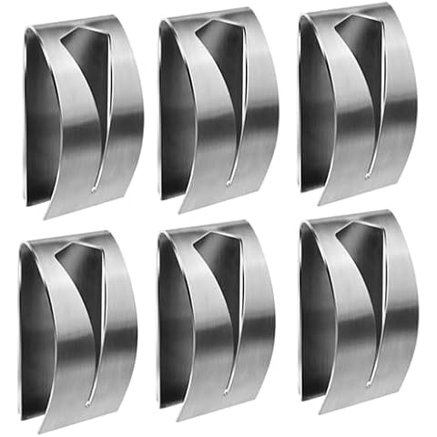 GOTRUST 6PCS Self-Adhesive Towel Holders Cover