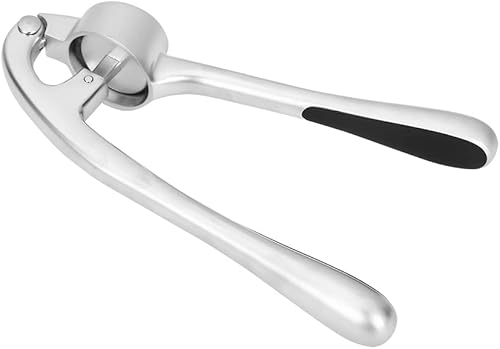 Miniatura 3 de WLDBZNS Kitchen Advanced - Picadora de ajo con tacto manual, cómoda, fácil de apretar, trituradora de ajo (plateado)