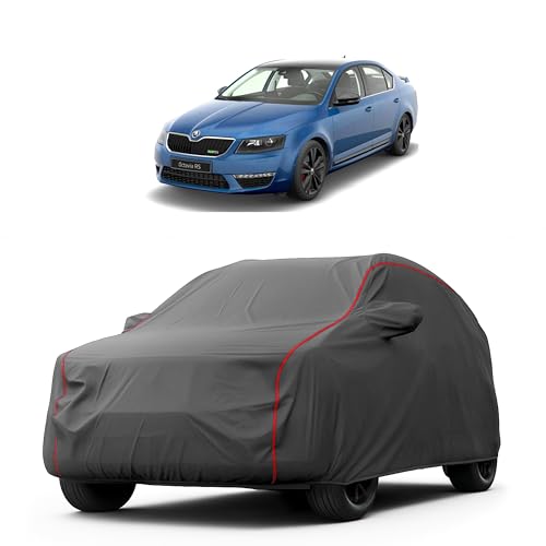 Image of Heavy-Duty Car Cover for Compatible with Skoda Octavia (2002 to 2025 All Models) Deluxe Car Protection Cover - Waterproof & UV-Resistant All-Season Exterior Protection
