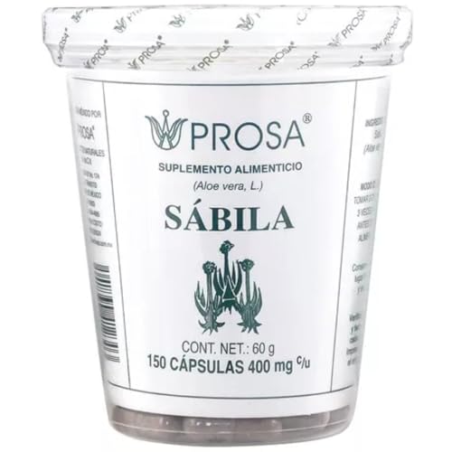 Vitamínicos, Suplemento De Sábila Prosa By Gaero Shop | 150 Cápsulas | 400mg