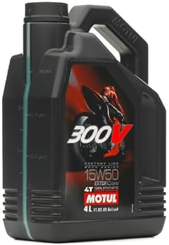 Amazon.com: MOTUL 300V Synthetic 15W50 Motor Oil 4L 104129