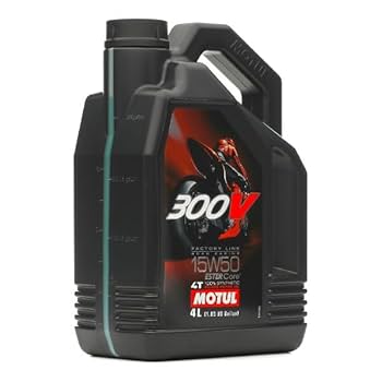 Amazon.com: MOTUL 300V Synthetic 15W50 Motor Oil 4L 104129