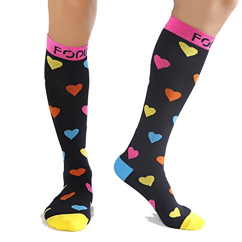 Men Socks Compression 20-30mmHg Sport Socks Protect Ankle For Team soccer,Football,Baseball, Running,Flight,Working