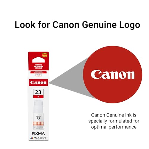 Image of Canon GI-23 Genuine Red Ink Bottle, Compatible with Megatank G620 Printers