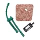 VOANZO Benzinfilter-Kraftstoffschlauch-Service-Kits mit Zündkerzen für Zündkerzen für STIHL FS38 FS45 FS46 FS55 KM55 KM55C