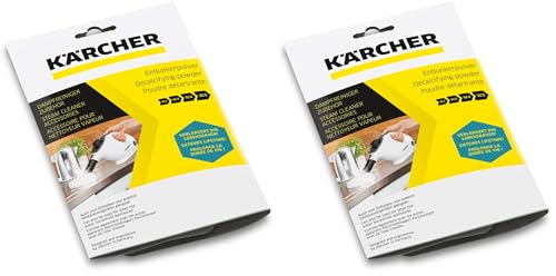 Kärcher - Descalcificador en polvo RM 511 para limpiadoras de vapor SC de Kärcher, descalcifica el agua y prolonga la vida útil de la máquina, 6 x 17 g (Paquete de 2)
