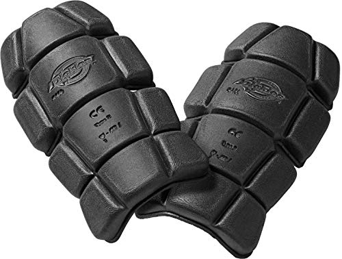 Dickies - Unisex Work Accessories, Curved Kneepads, Compatible with Coveralls, Black, S