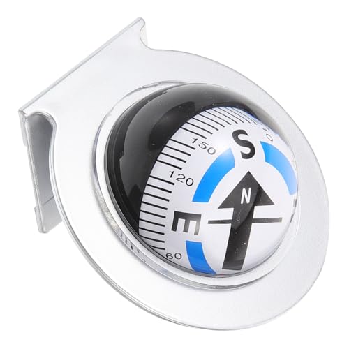 POPETPOP Self Adhesive Car Compass Ball Dashboard Mount Navigation Tool for Vehicles Boats Trucks Portable Directional Guide Decoration for Outdoor Travel Safety