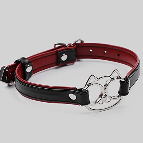 EXCEART Pu Lederen Choker Kraag Lolita Cosplay Kraag Metalen Kat Kraag Choker Voor Mannen Vrouwen Sexy Spel Rekwisieten… - Image 3