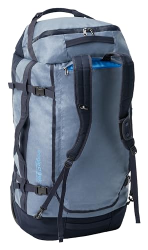 Eagle Creek Cargo Hauler Wheeled Duffel - Durable Duffel Bag for Travel - Easy Access Compartment - Deployable Backpack Straps - Lockable Zipper Opening - Glacier Blue - 130L2
