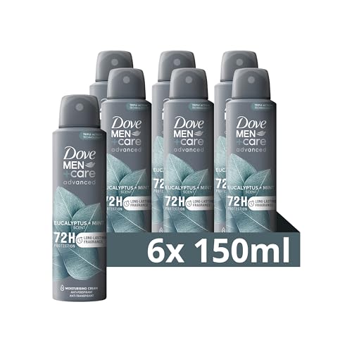 Déodorant Eucalyptus Dove Men Care Spray Advanced soin hydratant