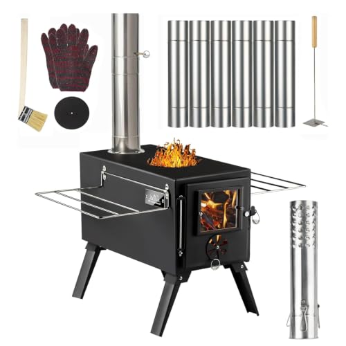 Hot Tent Stove,AVOFOREST Wood Burning Stove,Small Wood Stove...