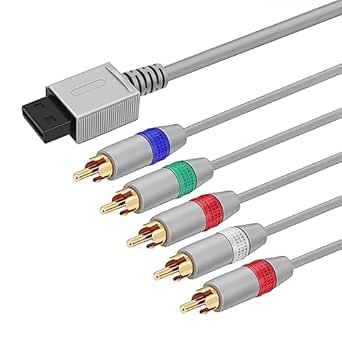 TNP Wii/Wii U Component Cable - 5 RCA Video &amp; RCA Stereo Audio AV Cord Wire Compatible with Nintendo Wii &amp; Wii U to HDTV EDTV High Definition [Nintendo Wii] [Nintendo Wii U]