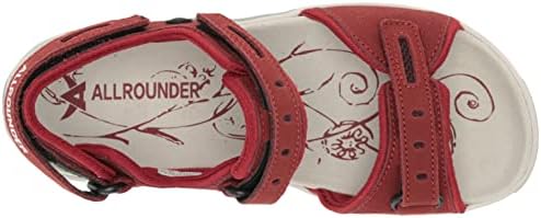 ALLROUNDER by MEPHISTO Women's Lagoona Sandal, Red, 8 | Image 4
