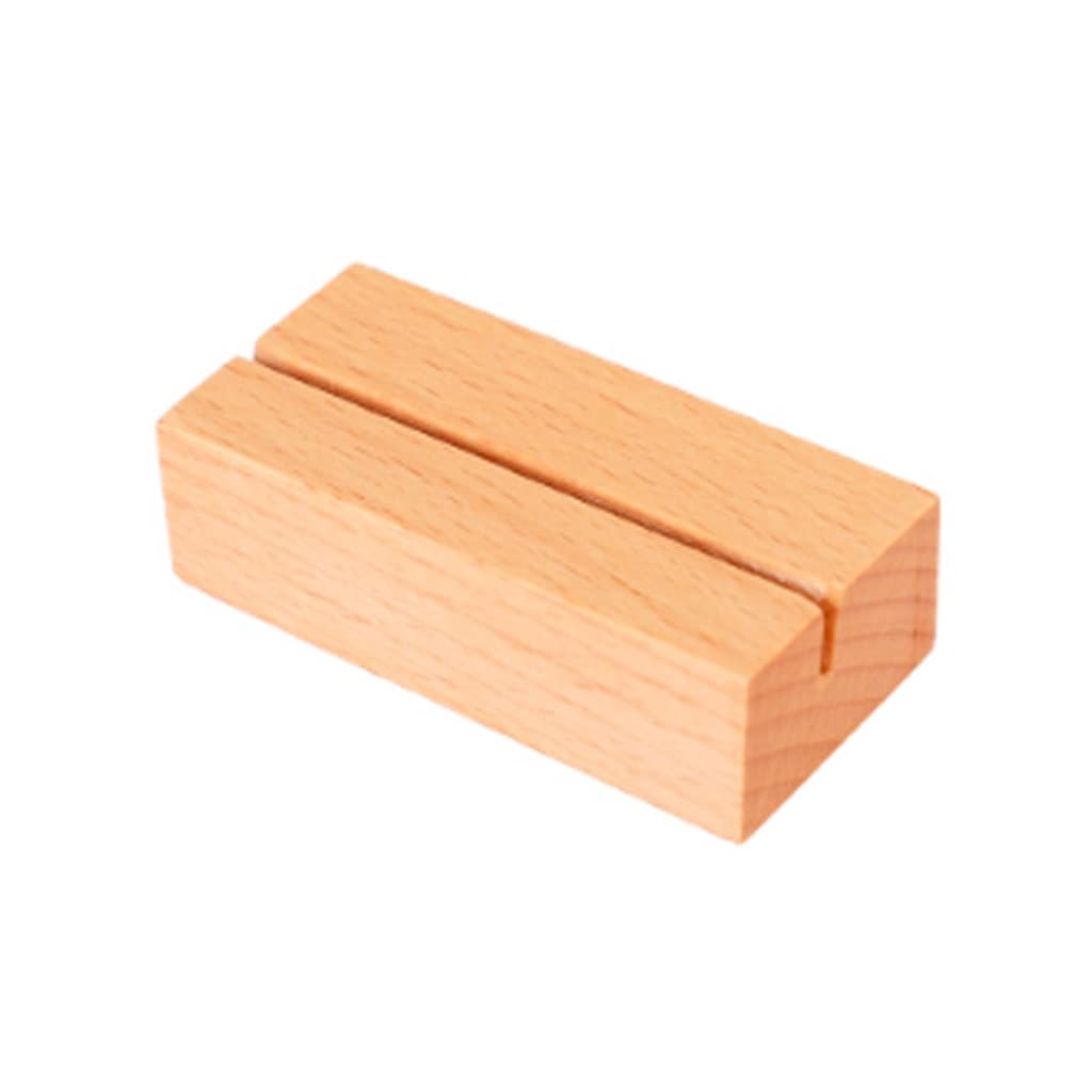 MOBYGKFY Wooden Photo Display Stand, Business Card Holder, Note , Desk Storage Box