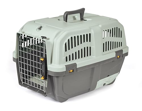 Midwest Homes for Pets Skudo 24” Plastic Cat Carrier with Integrated Litter pan