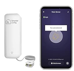 Smarter Living - Smart WiFi Water Sensor & Flood Detector (2-Pack) photo