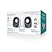 immagine 4Ewent Sistema Audio 2.0 Speaker Casse Stereo, Alimentate via USB, Bianco/Nero/Blu