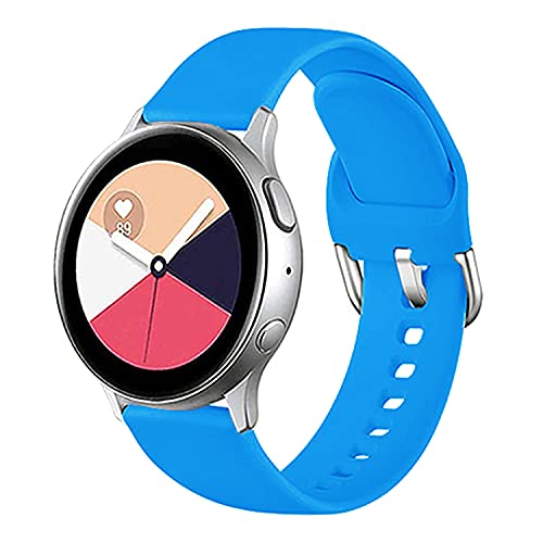 Image of ACM Watch Strap Silicone Belt 20mm Compatible with Inbase Urban Lyf Z Smartwatch Sports Hook Band Turquoise