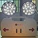 2 Head Emergency Light, Bright Lighting, ABS Housing, Long Battery Life, Easy Installation, Versatile Usage, LED Emergency Light 3 Hour Battery Backup Power High Brightness Exit