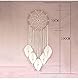 Boho Traumfänger,Makramee Traumfänger Dreamcatcher Handgefertigt Wandbehang Bohemian Dekoration für Schlafzimmer Wohnzimmer Hochzeit Baby Shower Home Decor Mädchen Kinder Geschenk,5 Blätter Mandala