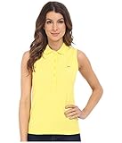 Lacoste Women's Sleeveless Stretch Pique Slim-Fit Polo Shirt